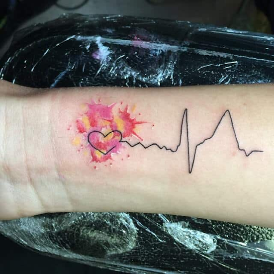 #heartbeathtattoodesigns