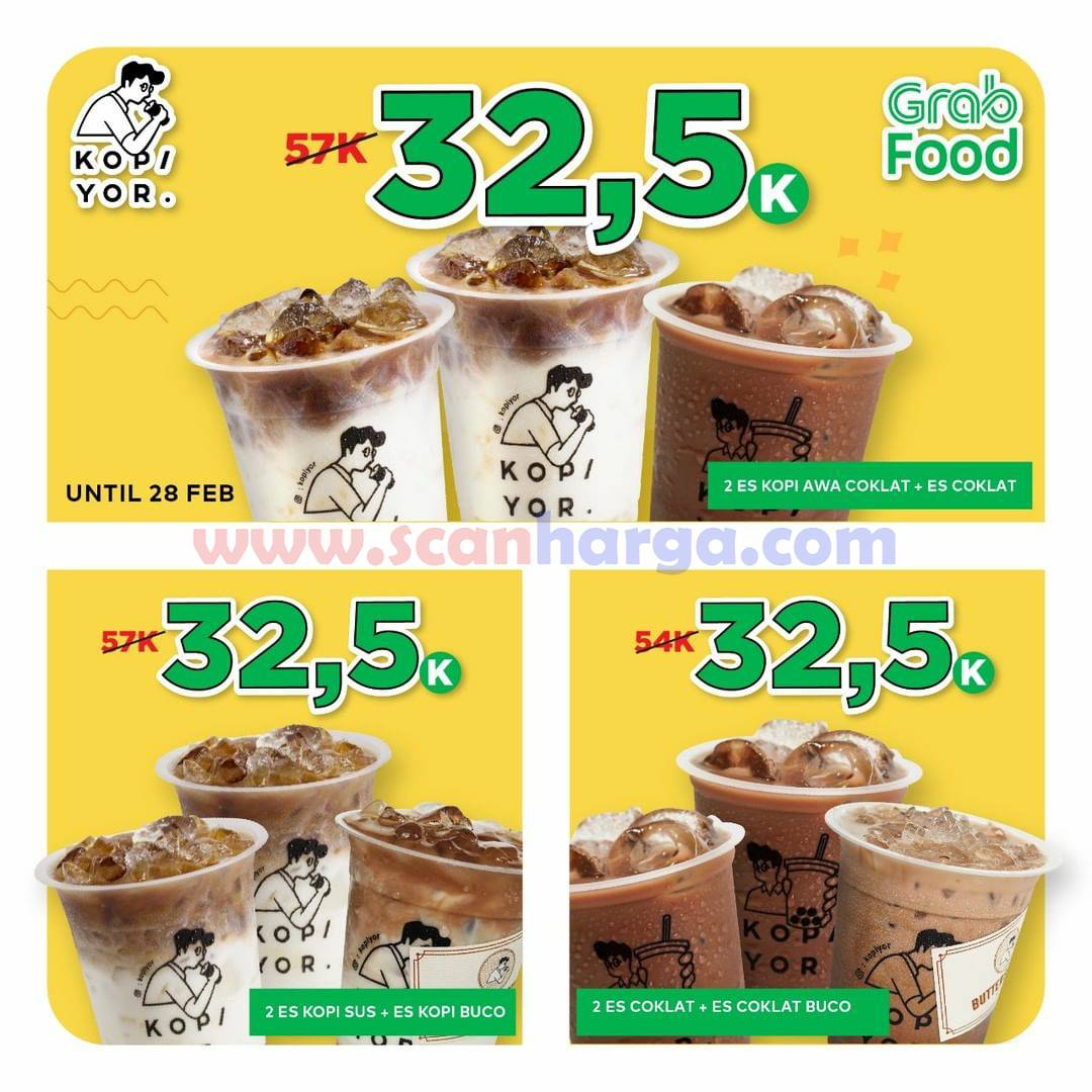 Kopi Yor Promo Bundling Favotite harga mulai Rp. 16.000 3