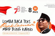 Masuki Babak Final, Lomba Baca Teks Proklamasi Mirip Soekarno DPW PKS Sumatera Barat