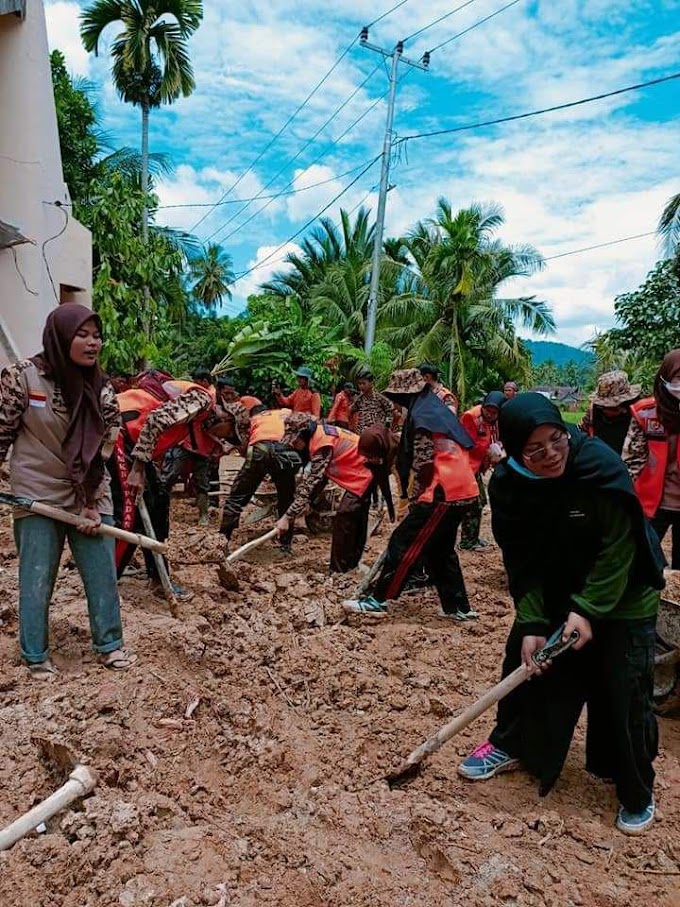 Dipimpin Kak Dwi, 78 Orang Pramuka Gelar Abdimasgana