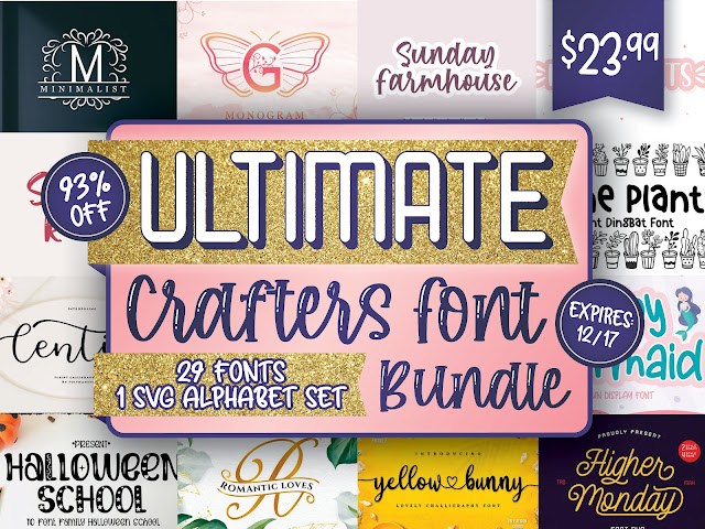 Ultimate Crafters Font Bundle