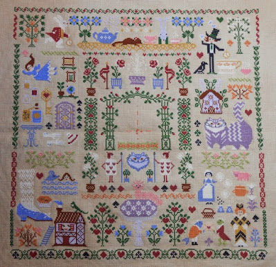 OwlForest Embroidery: Alice in Wonderland SAL part18