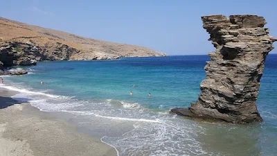 Andros island, beach