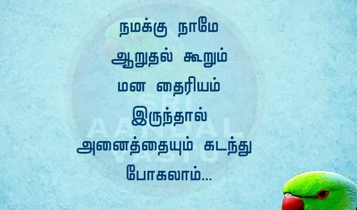 மன தைரியம் அனைத்தையும் கொடுக்கும் !