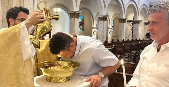 Ronaldo Nazario "El Fenómeno" embraces the Catholic faith: He announces his Baptism at the age of 46