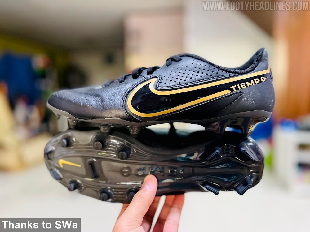 Black/Gold Nike Tiempo Legend 9 'Shadow Boots Revealed - Footy Headlines