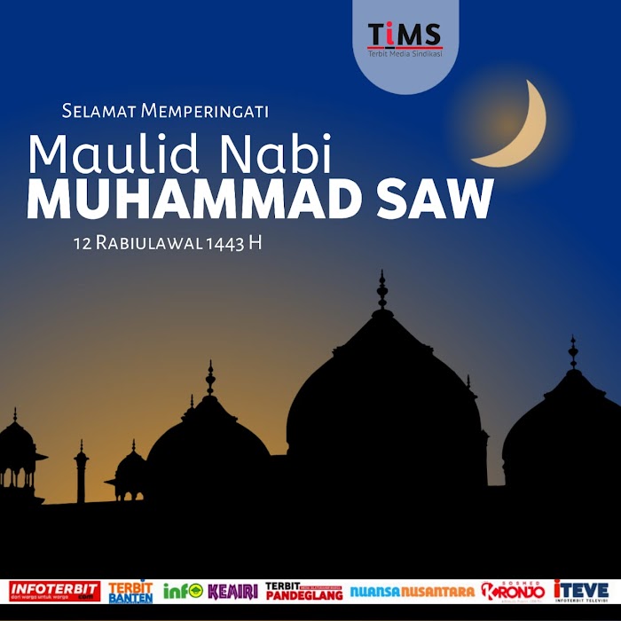 InfoTerbit Grup Mengucapkan Selamat Merayakan Maulid Nabi Muhammad SAW