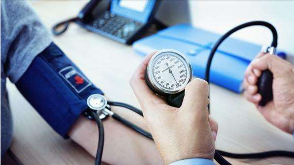 blood pressure monitoring with BP cuff and monitor