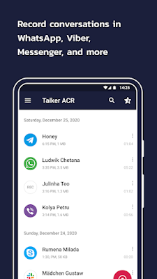 تحميل talker acr مهكر لتسجيل المكالمات للاندرويد 1 من 3..