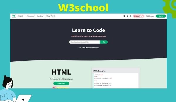 Learn Free Coding With W3school