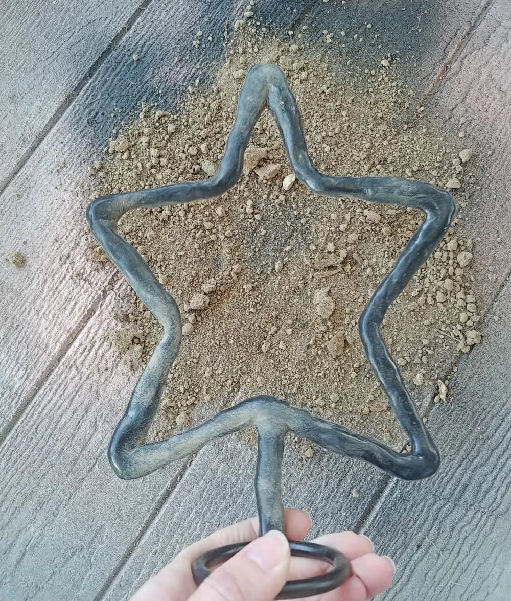 Upcycled Star Candle Holder - Thrift Shop Flip
