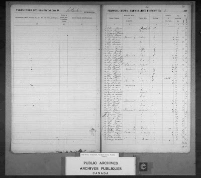 1851 census of Canada East, Canada West, New Brunswick, and Nova Scotia, Canada West, district 30, sub-district 295, p. 79; RG 31; digital images, Library and Archives Canada, Library and Archives Canada (www.bac-lac.gc.ca : accessed 22 Jan 2022); citing microfilm C-11748.