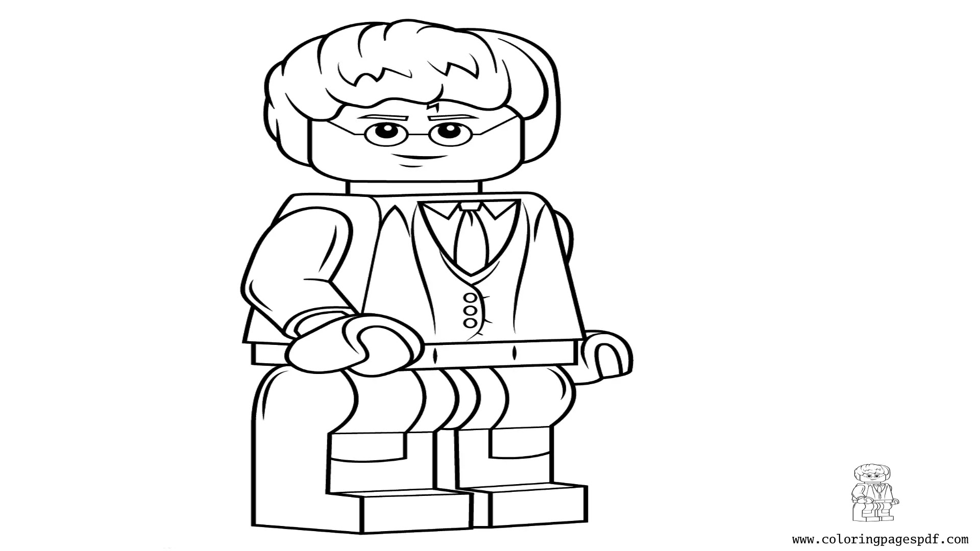 Coloring Pages Of Lego Harry Potter