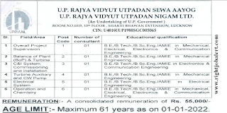 BE BTech BSc Engineering Jobs in UPRVUNL