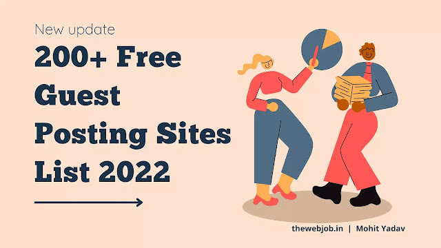 200+ Free Guest Posting Sites List 2022