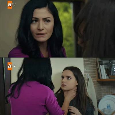 Meryem Çakırbeyli (Deniz Çakır) strangles Zeynep Çakırbeyli (Eçe Hakim)