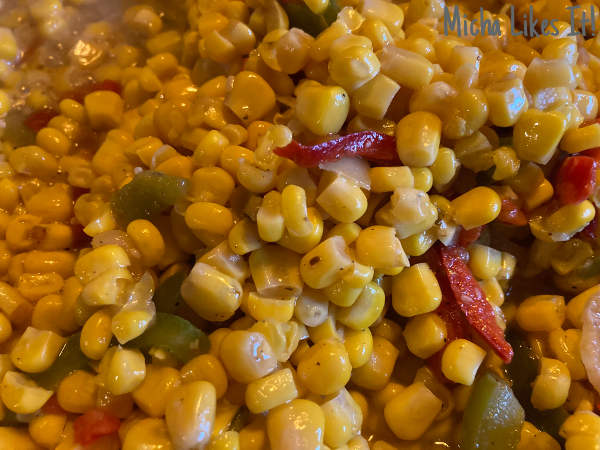 Sauteed Corn with Onions and Peppers