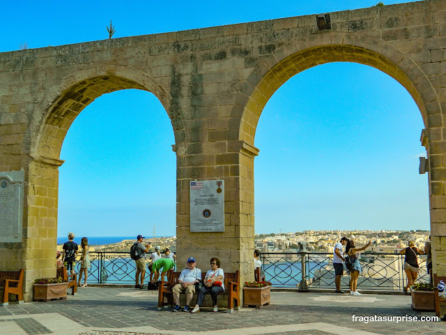 Upper Barrakka Gardens, Valeta, Malta