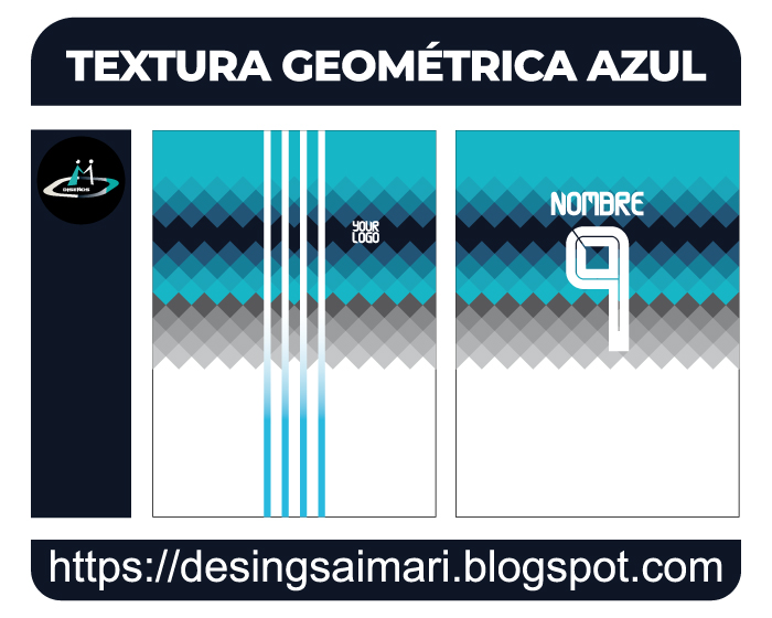 TEXTURA GEOMÉTRICA AZUL FREE DOWNLOAD