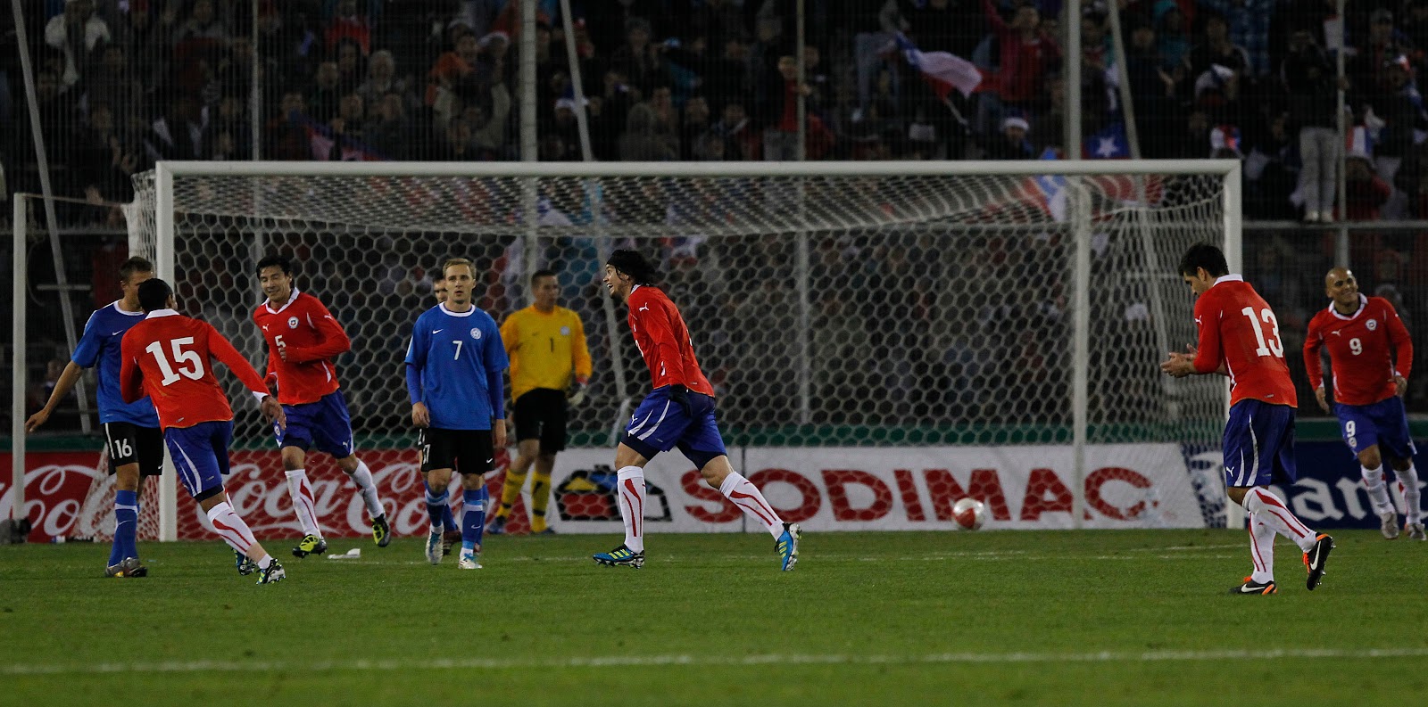 Chile y Estonia en partido amistoso, 19 de junio de 2011