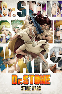 Dr. STONE Stone Wars capa do DVD