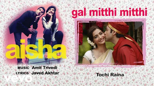 Gal Mitthi Mitthi Lyrics Poster - LyricsREAD