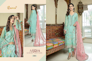 Cosmos Aayra Luxury Adition Eid 2022 pakistani Suits