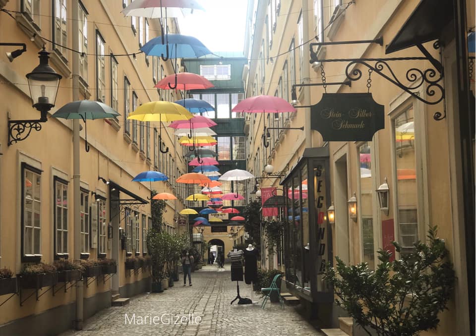 Vienna Austria, umbrellas vienna