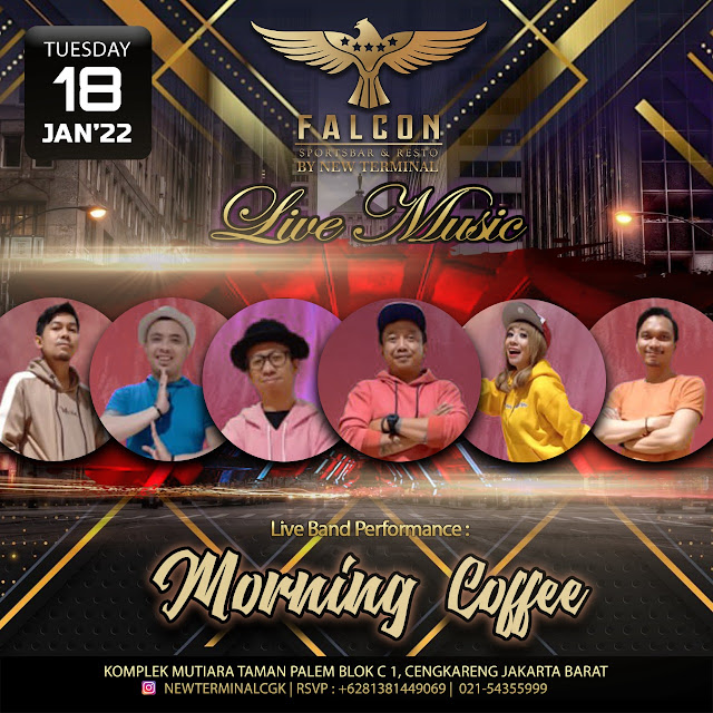 Live Music Event 18 January 2022, Live Band Performance by Morning Coffee