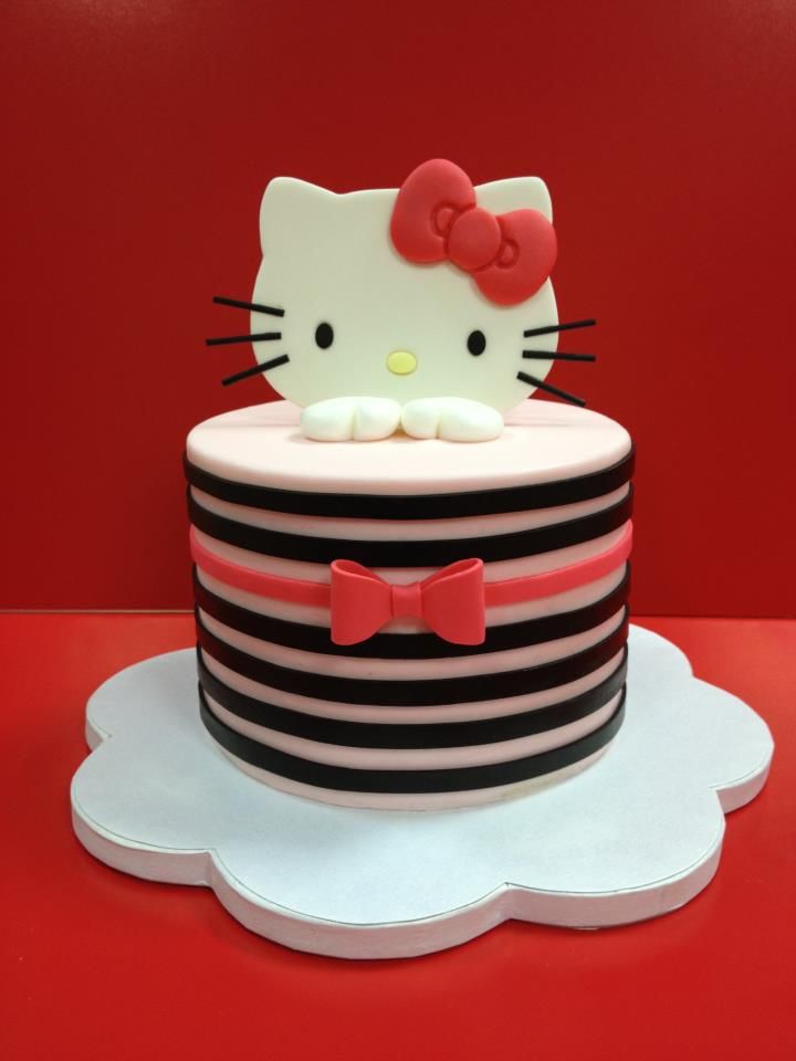 pictures of hello kitty cake