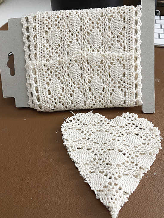 lace and a lace heart