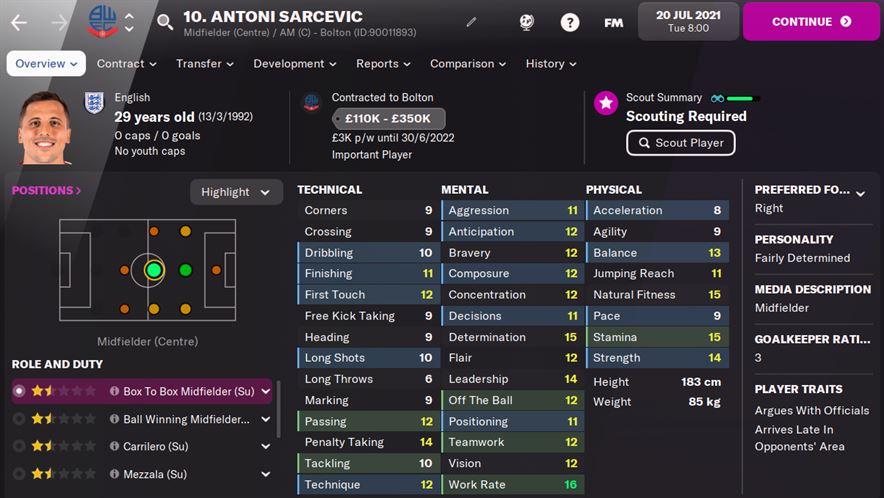 FM22 Antoni Sarcevic