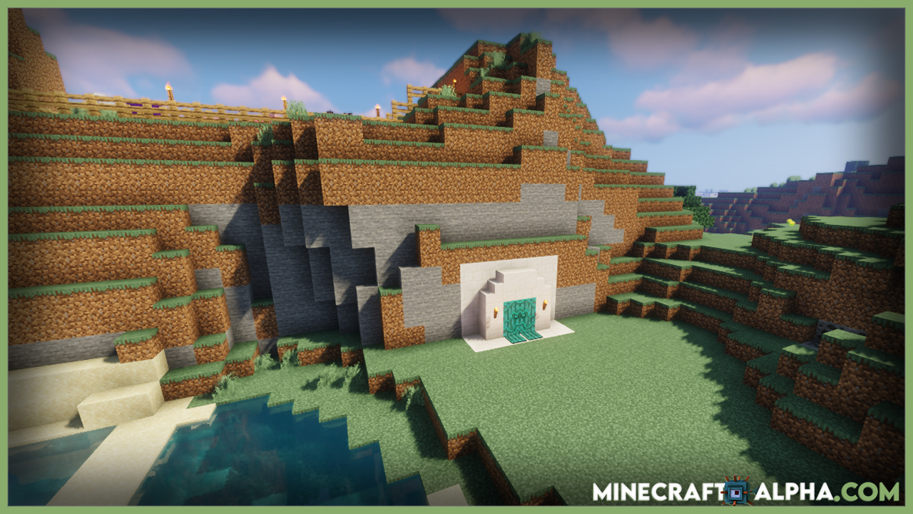 Minecraft Survival Mountain House Map 1.18