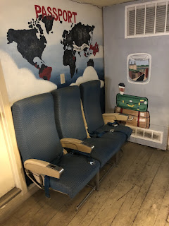 antique airplane seats