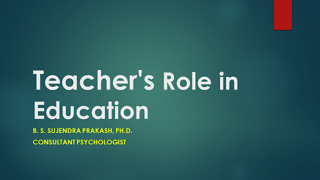 Teacher's Role in Education