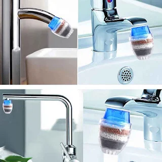 Water Tap Filter Faucet Round Mount Filter Kitchen Sink Activated Carbon Zeolite Home Water Purification Universal Water saving hown - store