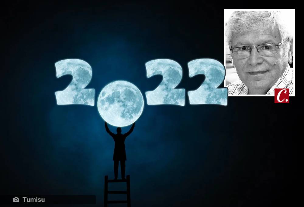 mensagem ano novo 2022 terra lua