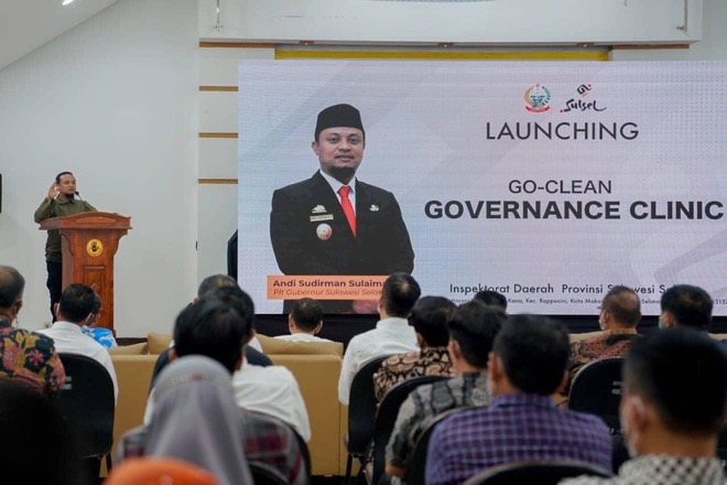 Wujudkan Pemerintah Bersih, Pemprov Sulsel Luncurkan Aplikasi “Go Clean”
