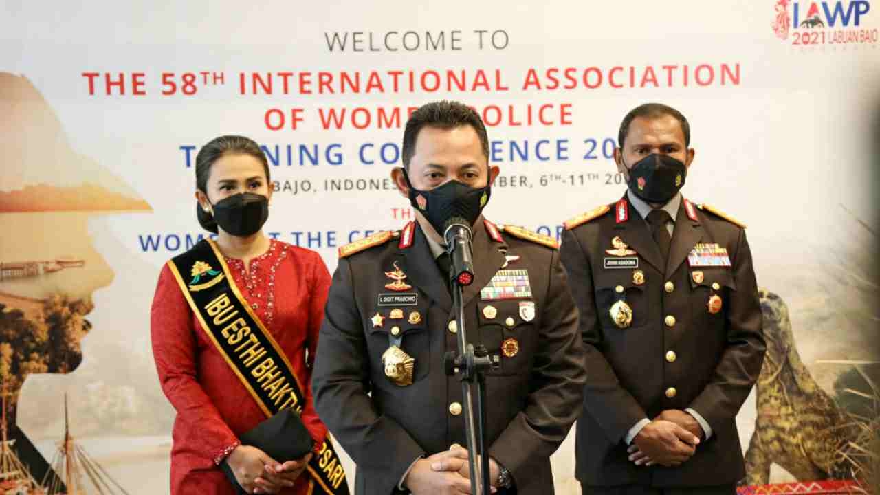 Bicara Gender di IAWP, Kapolri: Polwan di Indonesia Sudah Jadi Jenderal dan Duduki Posisi Resiko Tinggi
