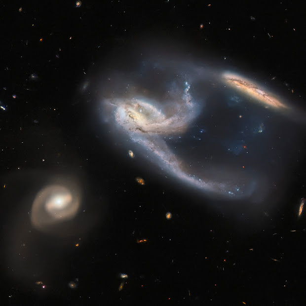 Interacting Galaxies NGC 7764A