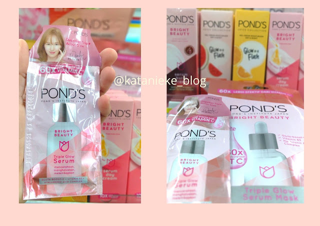 Pond's Bright Beauty Triple Glow Serum dan Masker Pencerah Wajah Terbaik