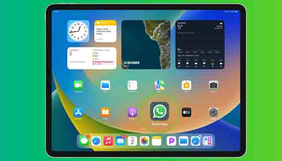 WhatsApp على iPad