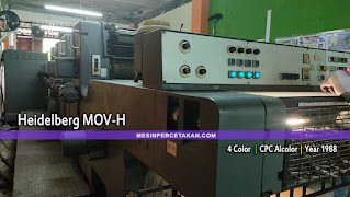 Mesin Cetak Heidelberg MOV 4 Warna