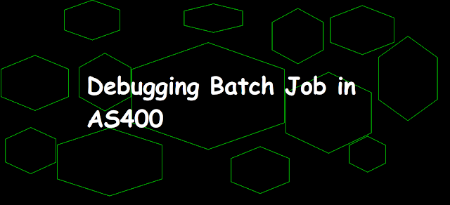 Debugging Batch Job in AS400,How to debug a batch job,STRSRVJOB