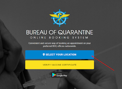 STEPS : Bureau of Quarantine - Yellow Vaccination Certificate or Card