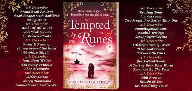 Tempted By The Runes by Christina Courtenay blog tour banner