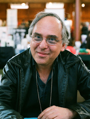 Portrait of Art Spiegelman in color.