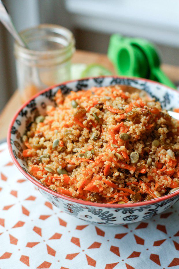 Carrot Raisin Quinoa Salad Recipe