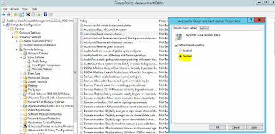 Disable Guest Account