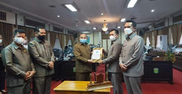 DPRD Sungai Penuh Setujui Nota Kesepakatan Bersama Rancangan Perubahan KUA-PPAS APBD 2021